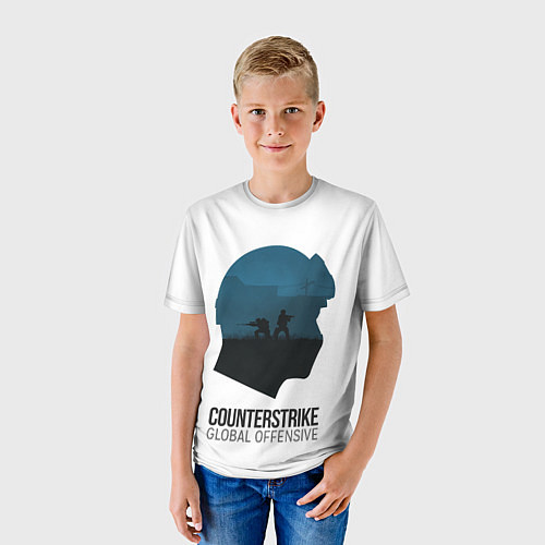 Детская футболка CS:GO Head / 3D-принт – фото 3