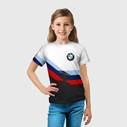 Футболка детская BMW M SPORT, цвет: 3D-принт — фото 2