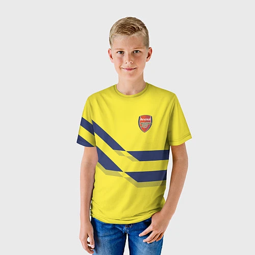 Детская футболка Arsenal FC: Yellow style / 3D-принт – фото 3