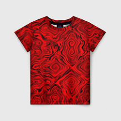 Футболка детская Tie-Dye red, цвет: 3D-принт