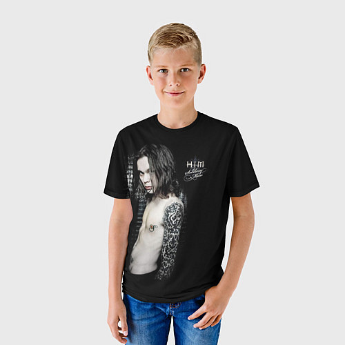 Детская футболка HIM: Soliday man / 3D-принт – фото 3