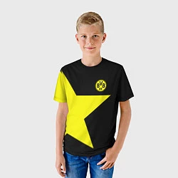 Футболка детская FC Borussia Dortmund: Star, цвет: 3D-принт — фото 2