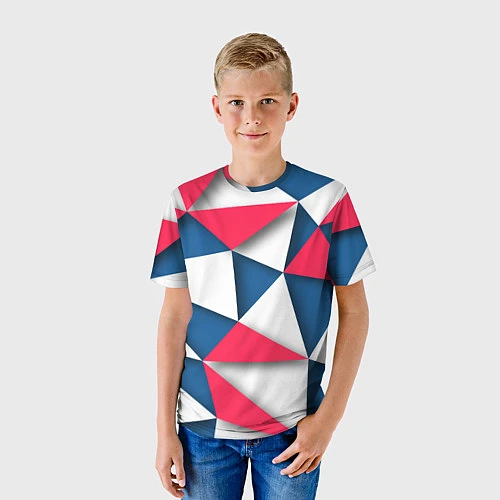 Детская футболка Geometry style / 3D-принт – фото 3