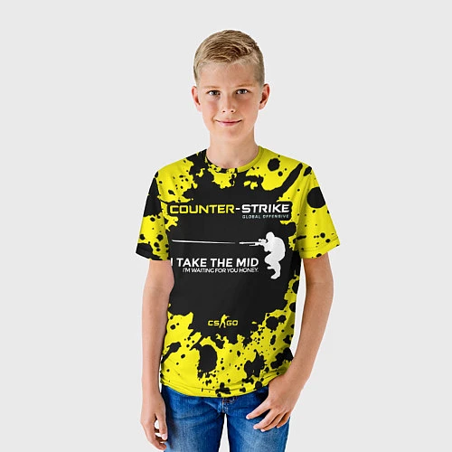 Детская футболка Counter-Strike: Go Mid / 3D-принт – фото 3