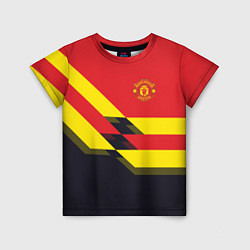 Футболка детская Man UTD FC: Black style, цвет: 3D-принт