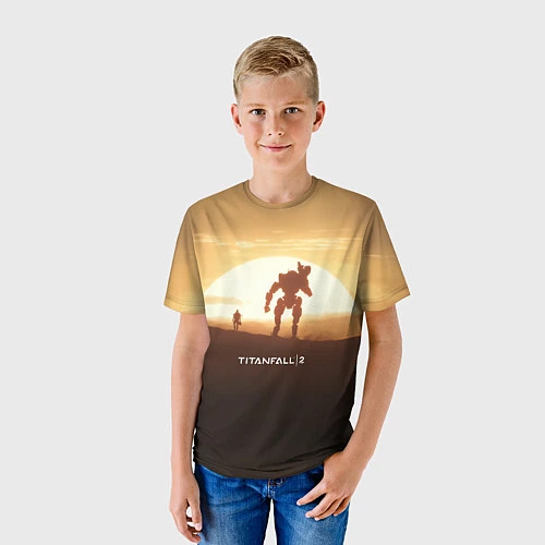 Детская футболка Titanfall 2: Sunrise / 3D-принт – фото 3