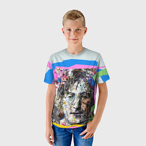 Детская футболка John Lennon: Abstraction / 3D-принт – фото 3