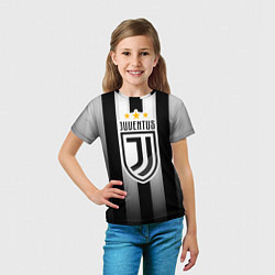 Футболка детская Juventus FC: New logo, цвет: 3D-принт — фото 2