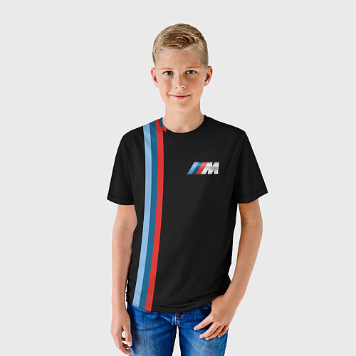 Детская футболка BMW BLACK COLLECTION БМВ / 3D-принт – фото 3