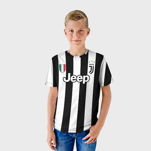 Детская футболка Juventus FC: Dybala Home 17/18 / 3D-принт – фото 3