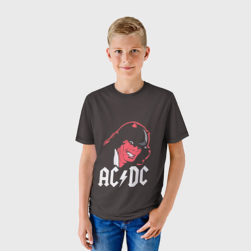 Детская футболка AC/DC Devil / 3D-принт – фото 3