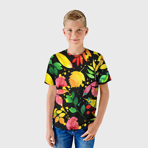 Детская футболка Осень / 3D-принт – фото 3