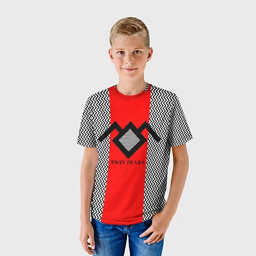 Детская футболка Twin Peaks Mark / 3D-принт – фото 3