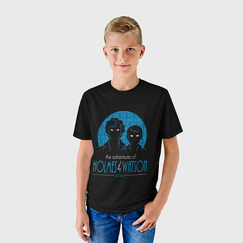 Детская футболка Холмс и Ватсон 221B / 3D-принт – фото 3