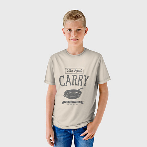 Детская футболка The Real Carry / 3D-принт – фото 3