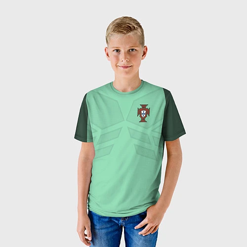 Детская футболка Сборная Португалии: ЧМ-2018 / 3D-принт – фото 3