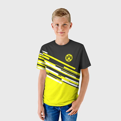 Детская футболка Borussia FC: Sport Line 2018 / 3D-принт – фото 3