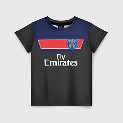 Футболка детская FC PSG: Fly Emirates, цвет: 3D-принт