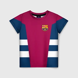 Футболка детская Barcelona FC: Vintage 2018, цвет: 3D-принт