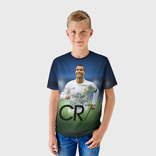 Детская футболка CR7 / 3D-принт – фото 3