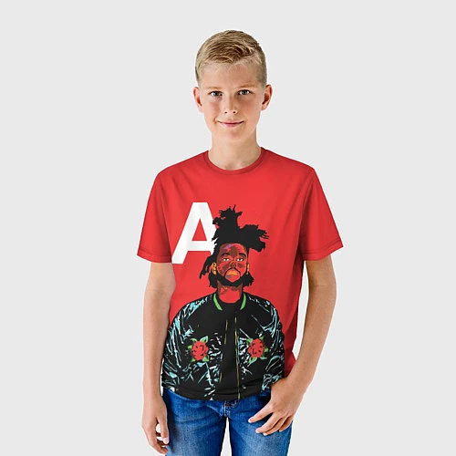 Детская футболка The Weeknd: Able / 3D-принт – фото 3