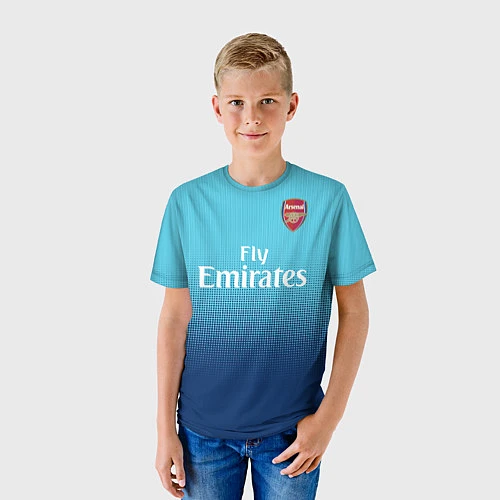 Детская футболка Arsenal FC: Blue Away 17/18 / 3D-принт – фото 3