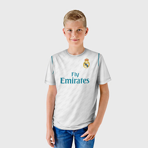 Детская футболка Real Mardid FC: Asensio Home 17/18 / 3D-принт – фото 3