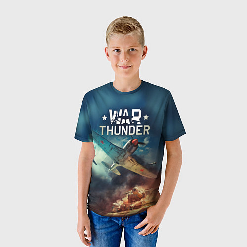 Детская футболка Гром войны / 3D-принт – фото 3