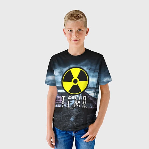 Детская футболка S.T.A.L.K.E.R: Тёма / 3D-принт – фото 3