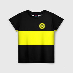 Футболка детская Borussia 2018 Black and Yellow, цвет: 3D-принт