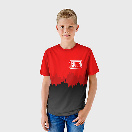Детская футболка PUBG: City Blood / 3D-принт – фото 3