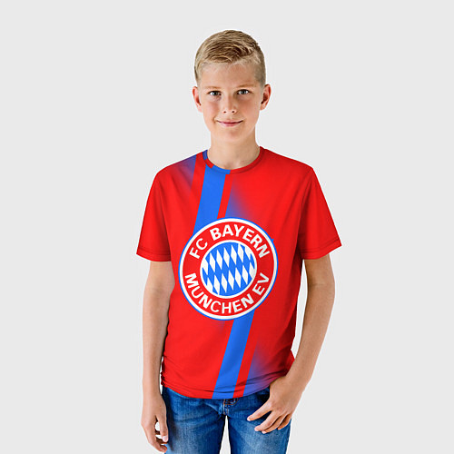 Детская футболка FC Bayern: Storm / 3D-принт – фото 3