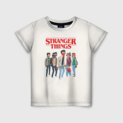 Футболка детская Stranger Things Friends, цвет: 3D-принт