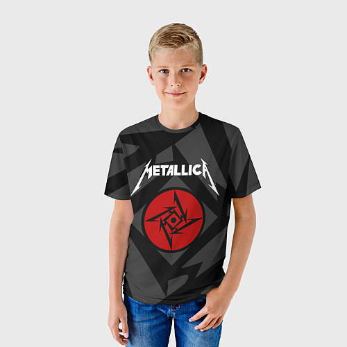 Детская футболка Metallica Star / 3D-принт – фото 3