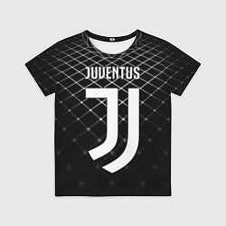 Футболка детская FC Juventus: Black Lines, цвет: 3D-принт