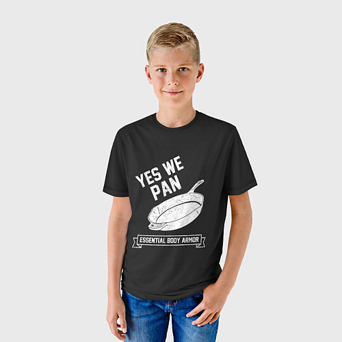 Детская футболка Yes We Pan / 3D-принт – фото 3