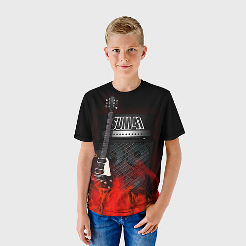 Детская футболка Sum 41: Punk Rock / 3D-принт – фото 3