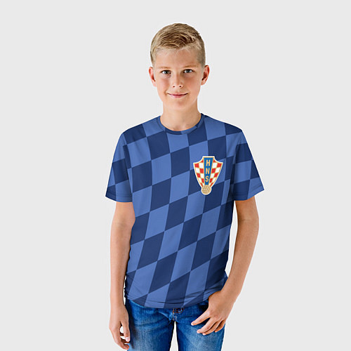 Детская футболка Сборная Хорватии / 3D-принт – фото 3