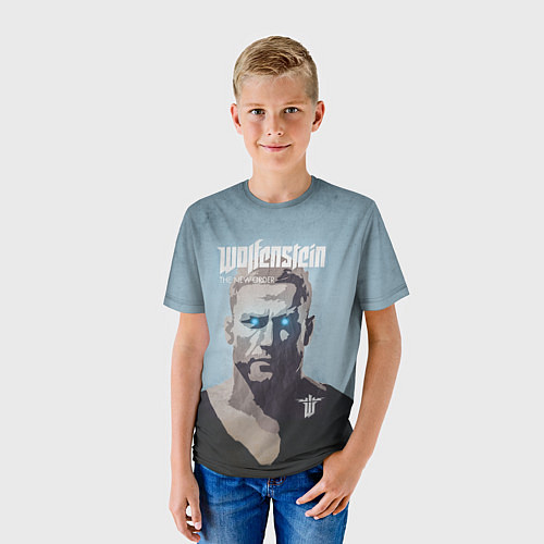 Детская футболка Wolfenstein: William Blaskovitz / 3D-принт – фото 3