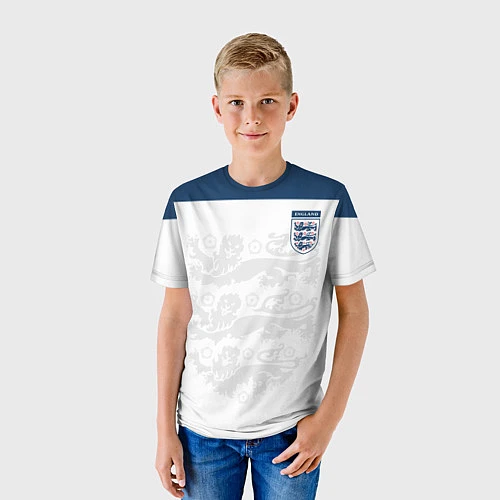 Детская футболка Сборная Англии / 3D-принт – фото 3