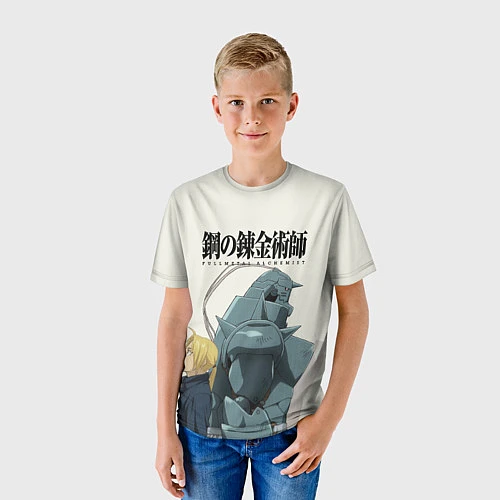 Детская футболка Стальной алхимик / 3D-принт – фото 3