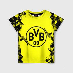 Футболка детская FC Borussia Dortmund: Yellow & Black, цвет: 3D-принт