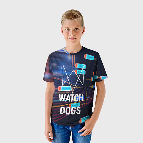 Детская футболка Watch Dogs / 3D-принт – фото 3