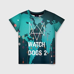 Футболка детская Watch Dogs 2: Network Hack, цвет: 3D-принт