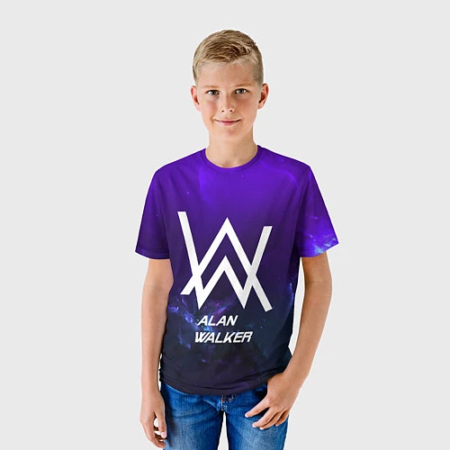 Детская футболка Alan Walker: Space Collection / 3D-принт – фото 3