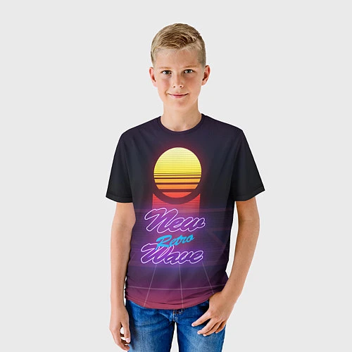 Детская футболка New Retro Wave / 3D-принт – фото 3