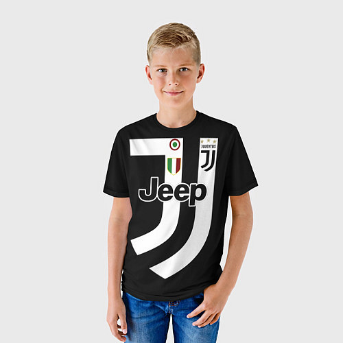 Детская футболка FC Juventus: FIFA 2018 / 3D-принт – фото 3