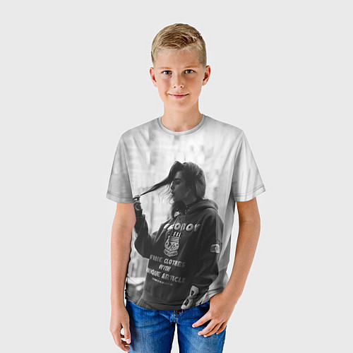 Детская футболка Dua Lipa: Clothes / 3D-принт – фото 3