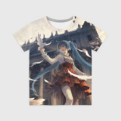 Футболка детская Vocaloid, цвет: 3D-принт