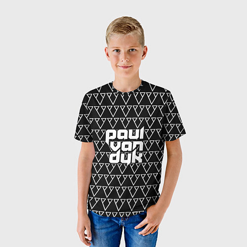 Детская футболка Paul Van Dyk / 3D-принт – фото 3